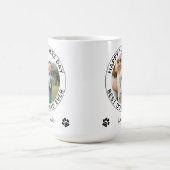 Gepersonaliseerde Dog Dad Vaderdag Pet Foto Koffiemok (Center)