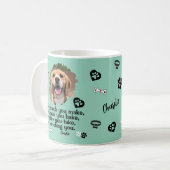 Gepersonaliseerde Dog Face Photo Mok - Grappige Mo (Voorkant links)