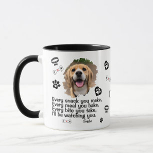 Gepersonaliseerde Dog Face Photo Mok - Grappige Mo