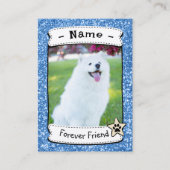 Gepersonaliseerde Dog Kaarten Pet Trading Kaart Sj Contactkaartje (Voorkant)