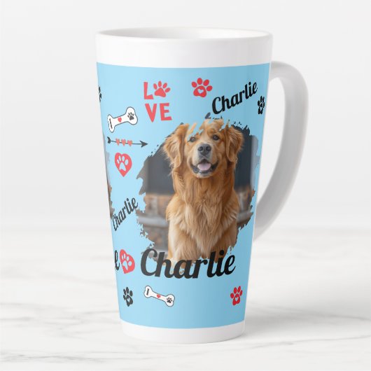 Gepersonaliseerde Dog Memorial Keepsakes | Mok voo (Rechterhoek)