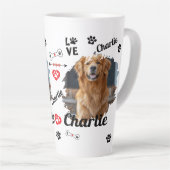 Gepersonaliseerde Dog Memorial Keepsakes | Mok voo (Rechterhoek)