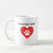 Gepersonaliseerde Dog Pet Lover Eigenaar Mok (Links)