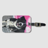 Gepersonaliseerde Dog Photo Custom Bagagelabel (Voorkant (horizontaal))