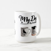 Gepersonaliseerde Dog Soulmate Mok – Custom Name G (Voorkant rechts)