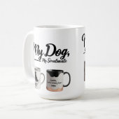 Gepersonaliseerde Dog Soulmate Mok – Custom Name G (Voorkant links)