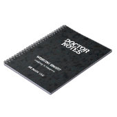 Gepersonaliseerde Dokter Notitieboek (Linkerzijde)