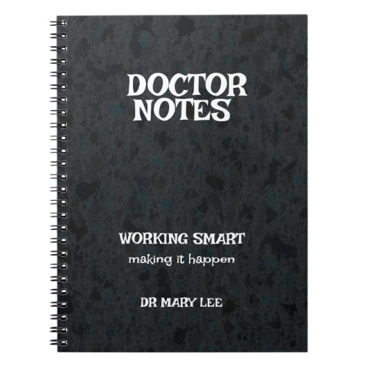 Gepersonaliseerde Dokter Notitieboek (Voorkant)