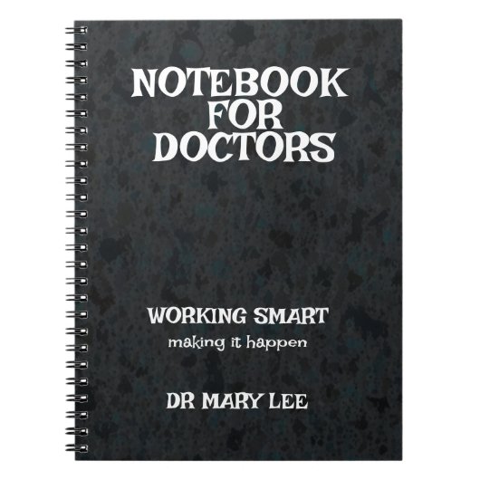 Gepersonaliseerde Dokter Notitieboek (Voorkant)