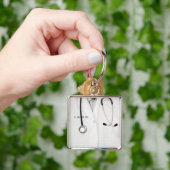 gepersonaliseerde dokter-sleutelhanger sleutelhanger (Hand)