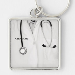 gepersonaliseerde dokter-sleutelhanger sleutelhanger