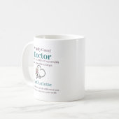 Gepersonaliseerde Dokterswaardering Koffiemok (Voorkant links)
