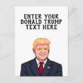 GEPERSONALISEERDE DONALD TRUMP BRIEFKAART (Voorkant)
