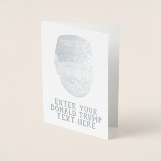 GEPERSONALISEERDE DONALD TRUMP MAGA FOLIE KAARTEN (Voorkant)
