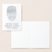 GEPERSONALISEERDE DONALD TRUMP MAGA FOLIE KAARTEN (Display)