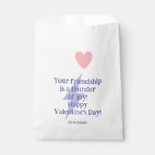 Gepersonaliseerde donderbliksemschicht en hart bedankzakje (Voorkant)