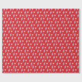 Gepersonaliseerde donderbliksemschicht en hart cadeaupapier (Vlak)