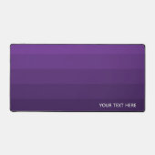 Gepersonaliseerde donker Paarse streep Bureaumat (Voorkant)