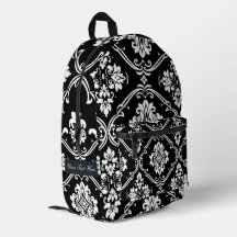 Gepersonaliseerde donkere tuin bedrukte rugzak