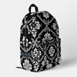 Gepersonaliseerde donkere tuin bedrukte rugzak