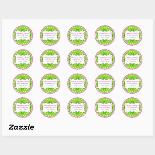 Gepersonaliseerde Doodle Lijst Stickers (Vel)