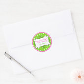 Gepersonaliseerde Doodle Lijst Stickers (Envelop)