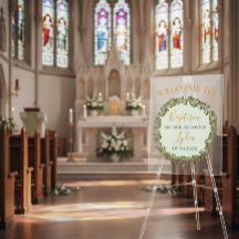 Gepersonaliseerde doop Acryl Welkomstbord