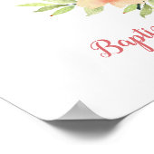 Gepersonaliseerde doop afdrukbaar, Jeremia 29:11 Poster (Hoek)