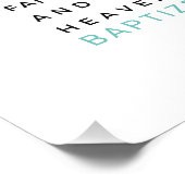 Gepersonaliseerde doop afdrukbaar, jongen doop cad foto afdruk (Hoek)