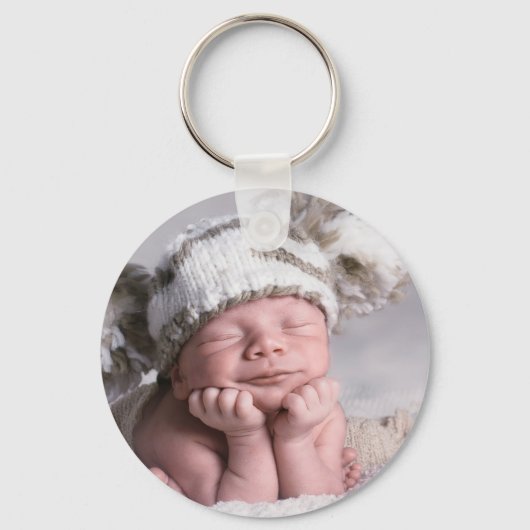 Gepersonaliseerde doop & doop Bloemenkruis Sleutelhanger (Achterkant)