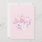 Gepersonaliseerde doop met naam van peetouders kaart (Achterkant)