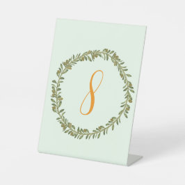 Gepersonaliseerde doop voetstuk tafel teken reclamebord met voetstuk