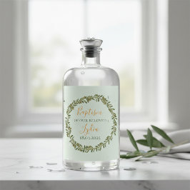 Gepersonaliseerde doop Wijnfles Label Wijn Etiket