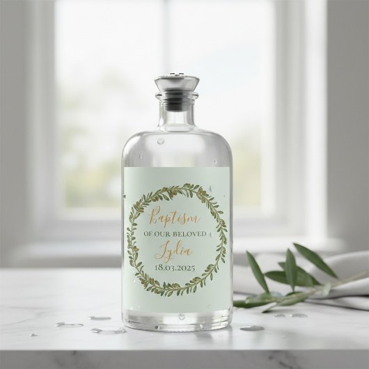 Gepersonaliseerde doop Wijnfles Label Wijn Etiket