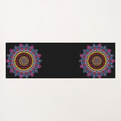 GEPERSONALISEERDE DOT MANDALA CREATIEF UW EIGEN SC YOGAMAT (Achterkant (horizontaal))