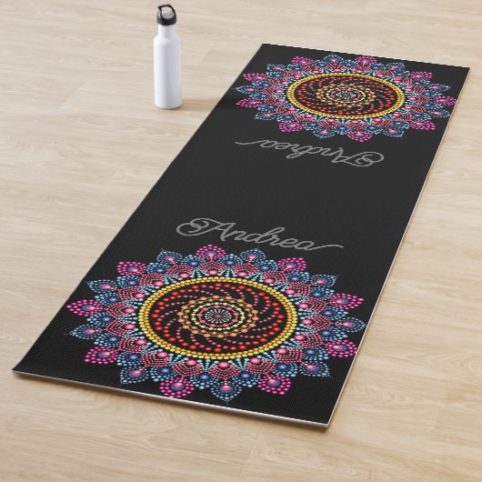GEPERSONALISEERDE DOT MANDALA CREATIEF UW EIGEN SC YOGAMAT (In situ)