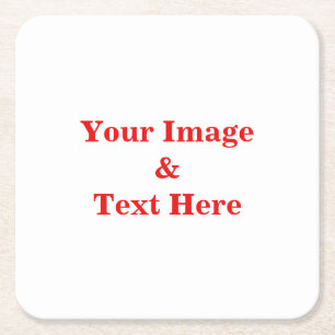 Gepersonaliseerde Douane Uw Eigen Foto Kartonnen Onderzetters