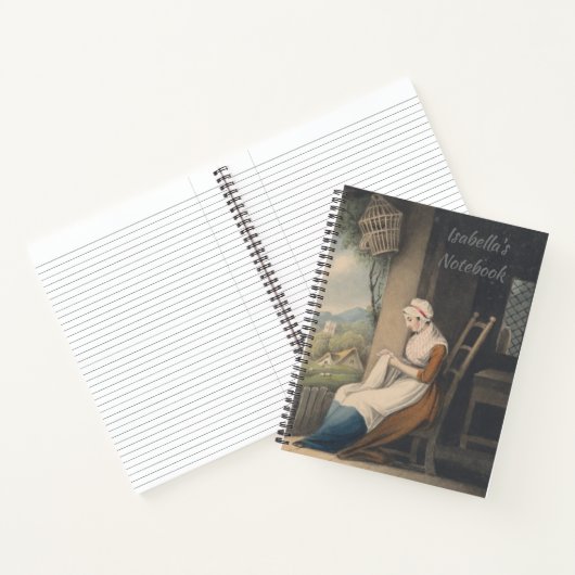 Gepersonaliseerde douanenaam Volledige Grootte 8,5 Notitieboek (Binnen)