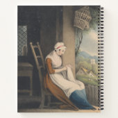 Gepersonaliseerde douanenaam Volledige Grootte 8,5 Notitieboek (Achterkant)