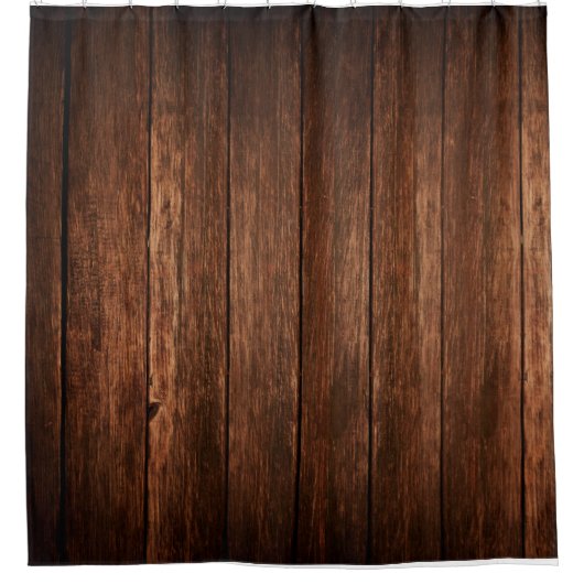 Gepersonaliseerde douche gordijn schuur hout land (Voorkant)