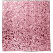 Gepersonaliseerde Douchegordijn Roos Gouden Glitte (Voorkant)