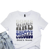 GEPERSONALISEERDE Doxie Vibes knuffelt retro T-shirt