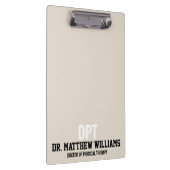 Gepersonaliseerde DPT Doctor of Physical Therapy G Klembord (Rechts)