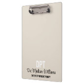 Gepersonaliseerde DPT Doctor of Physical Therapy G Klembord (Links)