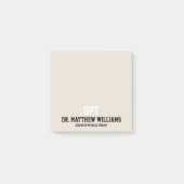 Gepersonaliseerde DPT Doctor of Physical Therapy G Post-it® Notes (Voorkant)