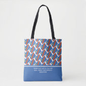 Gepersonaliseerde DR CONGO FLAG Custom Scripture Tote Bag (Voorkant)