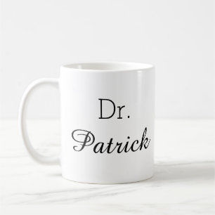 Gepersonaliseerde "Dr. [Name]" Professionele koffi Koffiemok