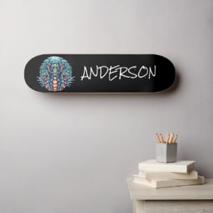 Gepersonaliseerde draak persoonlijk skateboard