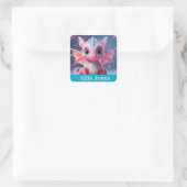 Gepersonaliseerde draak stickers kleurrijk (Tas)
