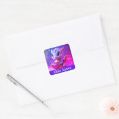 Gepersonaliseerde draak stickers kleurrijk (Envelop)
